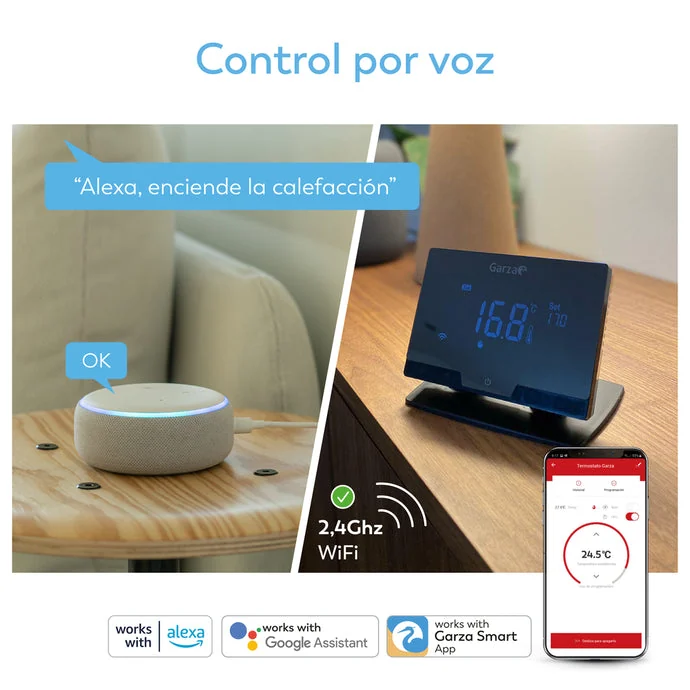 Garza termostato Wi-Fi + Bluetooth inalámbrico (3)
