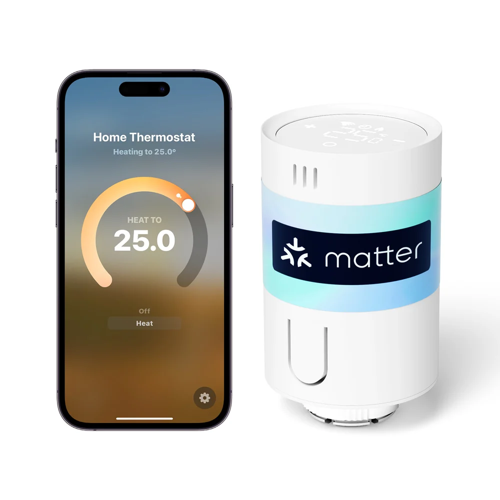 Meross válvula termostática Matter (con hub MSH450)