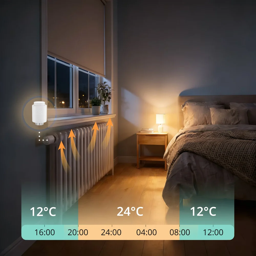 SONOFF TRVZB (Zigbee) · unidad y pack de 4 (2)