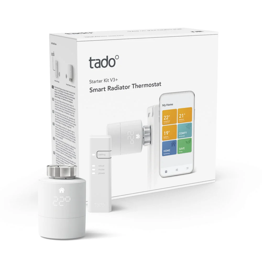 tado° Cabezales Termostáticos Inteligentes V3+ · Kit de inicio (3)