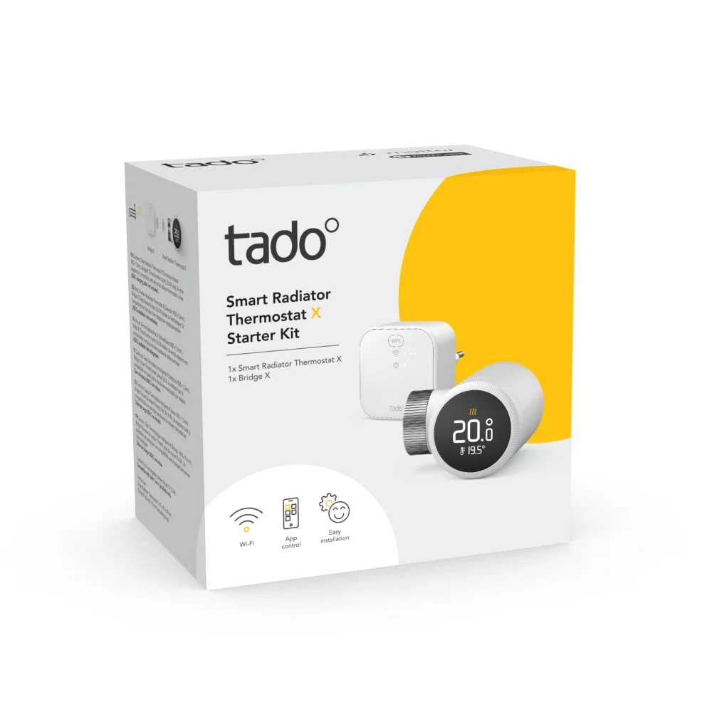 tado° Starter Kit X · 2 cabezales + Bridge X (4)