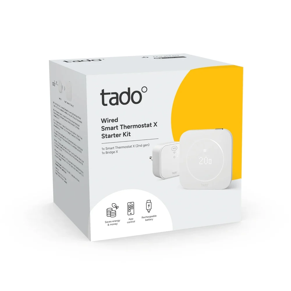 tado° Termostato Inteligente X (2.ª gen) · kit cableado (7)